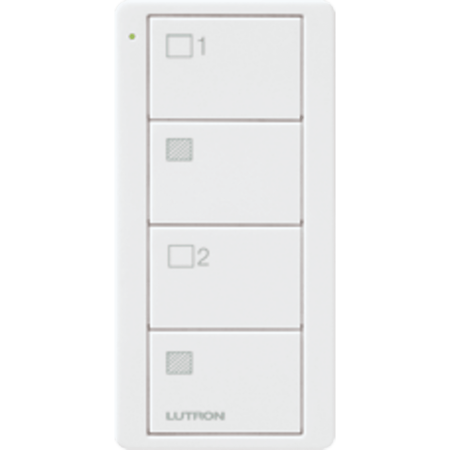 Control remoto PICO inalámbrico con 4 botones  encender/apagar grupo/escenas,  complemente con un atenuador o switch on/off