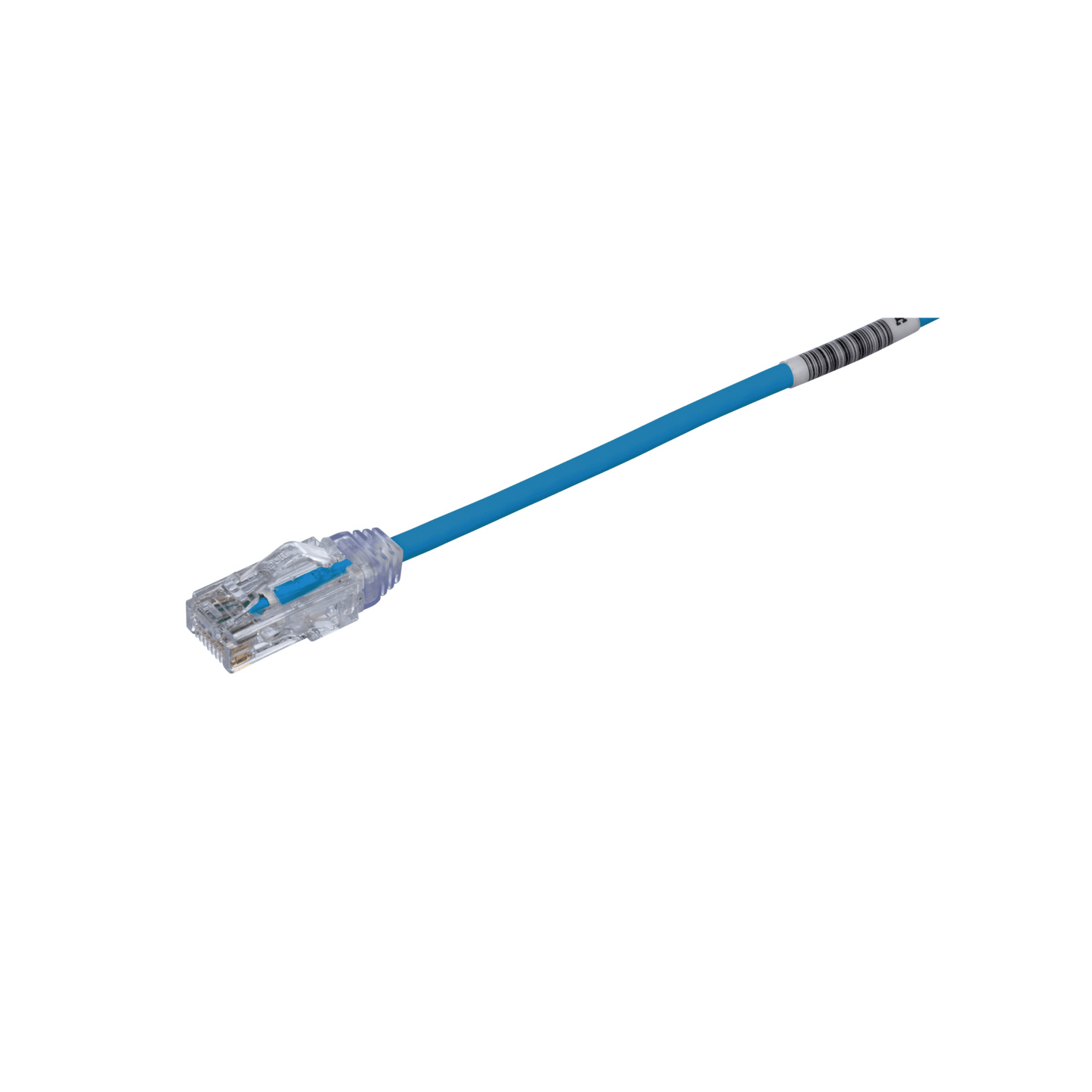 Cable de Parcheo TX6, UTP Cat6, Diámetro Reducido (28AWG), Color Azul, 30 Metros (98.43 Pies)