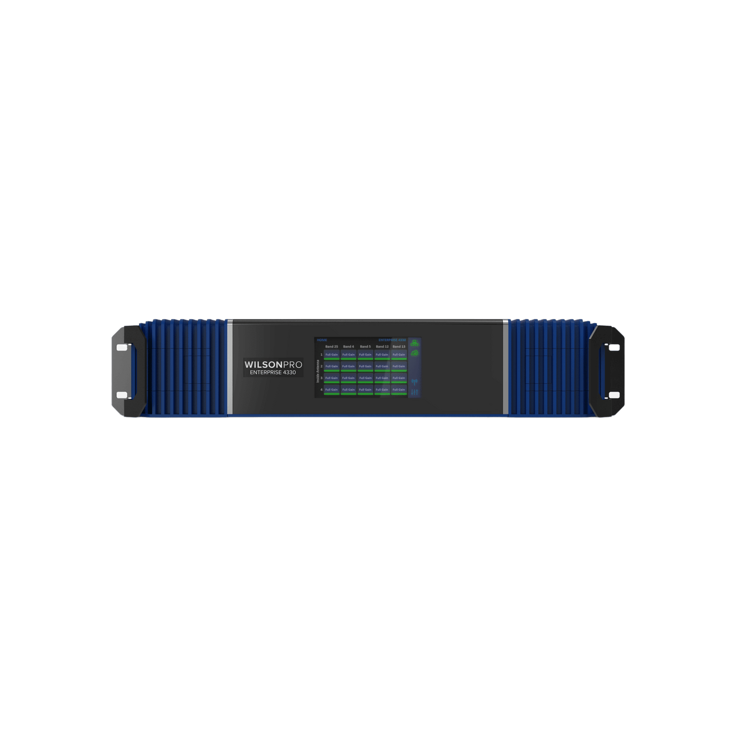 Amplificador de Señal Celular Enterprise 4330 / 4G LTE / Amplificación de Banda Ancha y Canalizada / Pantalla LCD Táctil a Color / XDR Technology / Compatible con Múltiples Dispositivos y Operadores / Montaje en Rack