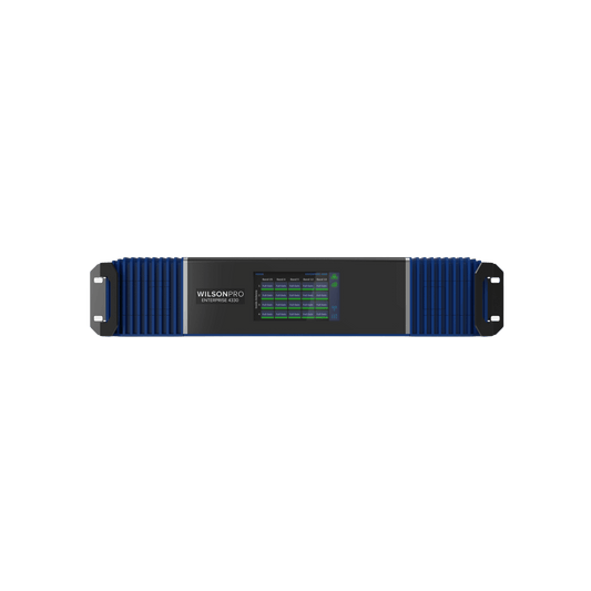 Amplificador de Señal Celular Enterprise 4330 / 4G LTE / Amplificación de Banda Ancha y Canalizada / Pantalla LCD Táctil a Color / XDR Technology / Compatible con Múltiples Dispositivos y Operadores / Montaje en Rack