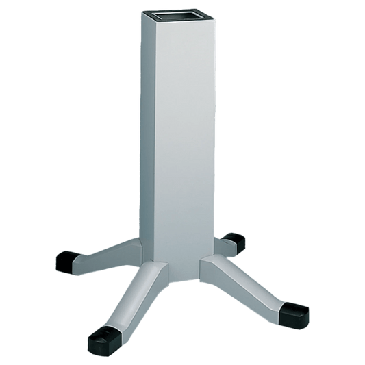 Pedestal de Acero con Patas para Gabinete HMI / 914 x 102 x 102 mm / Acero Suave / Pintura en Polvo Gris ANSI 61 / Altura Ergonómica 914 mm (36 in)
