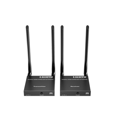 Kit Extensor Inalámbrico HDMI | 4K@60Hz 4096x2160 | Tecnología ipcolor STREAM | Banda 5G 5.18-5.24 GHz | Distancia 50 m | Conexión de Hasta 1 a 4