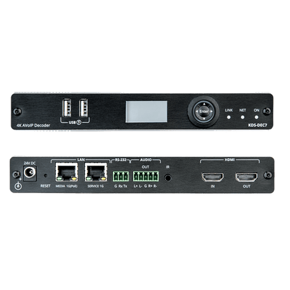 Codificador AVoIP | Entrada HDMI | 4K60 | Red 1G | Soporta KVM | IR RS232 CEC | HDR10 | PoE | Escalable 999 Canales | Baja Latencia