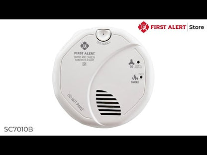 Detector Combo de Humo/CO, 120 Vca, No Requiere Panel, Con Batería de Respaldo, Sensor Inteligente de Falsas Alarmas
