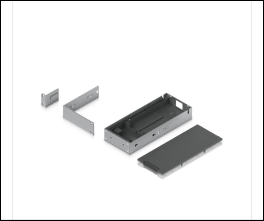 Kit para instalar en rack switches USW-PRO-MAX-16-POE o USW-PRO-MAX-16, 1UR, con base para fuente de alimentación y cable