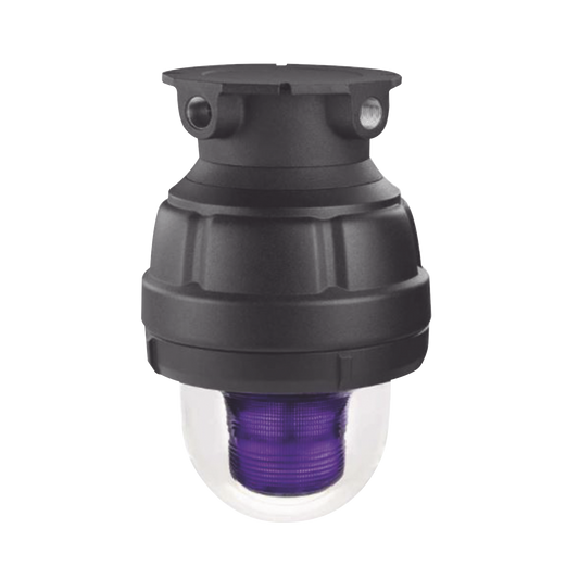 Luz estroboscopica a prueba de explosiones, 24Vcc, magenta, montaje no incluido