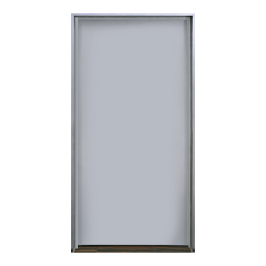 Puerta metálica galvanizada 3 ft x 7 ft