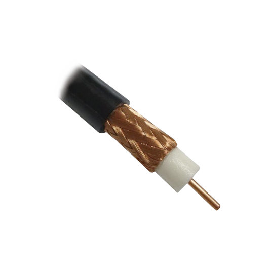 Retazo 30 Metros de Cable Coaxial RG6, 305 metros RG6, Malla 96%, Hecho en México