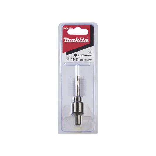 Adaptador Tipo Árbol Adaptador y Broca Piloto de 9.5 mm (3/8").
