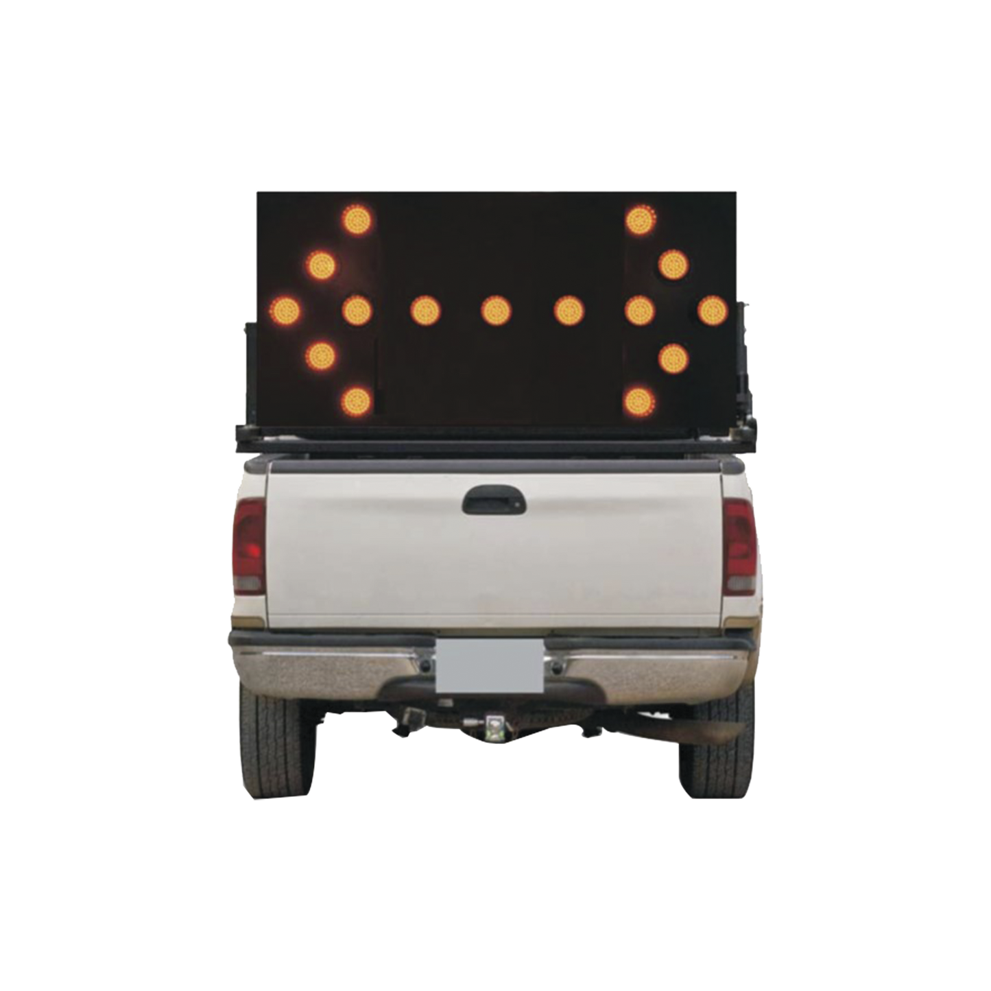 Tablero de señalización doble para montaje en pick up