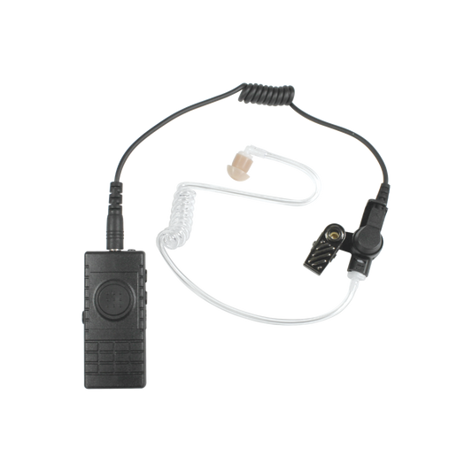 PTT inalámbrico con tubo acústico para radios Icom con Bluetooth interconstruido
