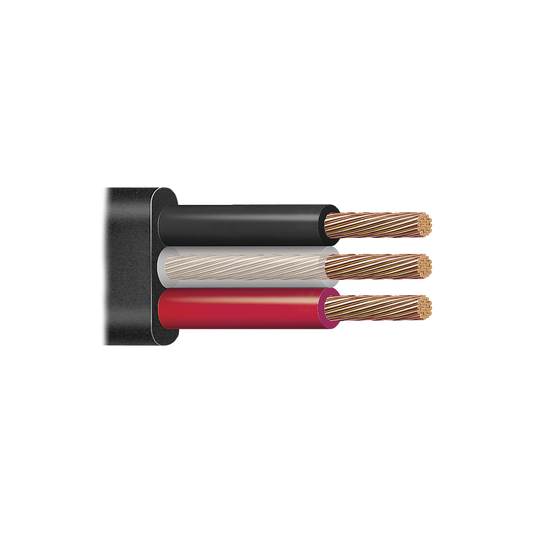 Cable trifásico plano para bomba sumergible 3 X 10 AWG Venta / metro.