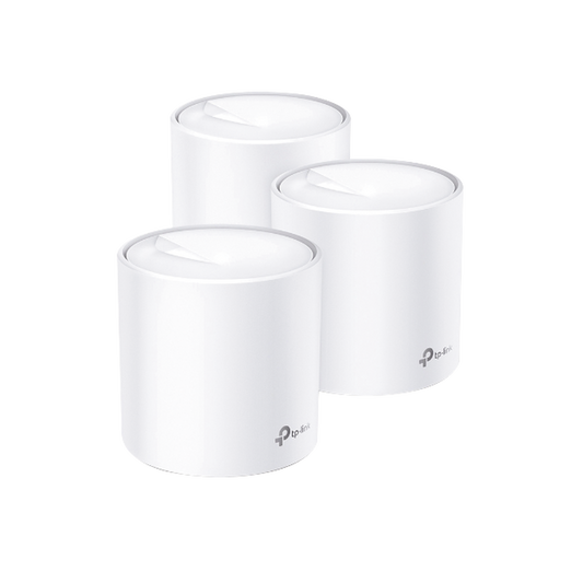 KIT de sistema inalámbrico Deco X60 mesh para hogar, doble banda Wi-Fi 6 (AX), doble puerto Gigabit, 4 antenas internas y compatible con amazon alexa