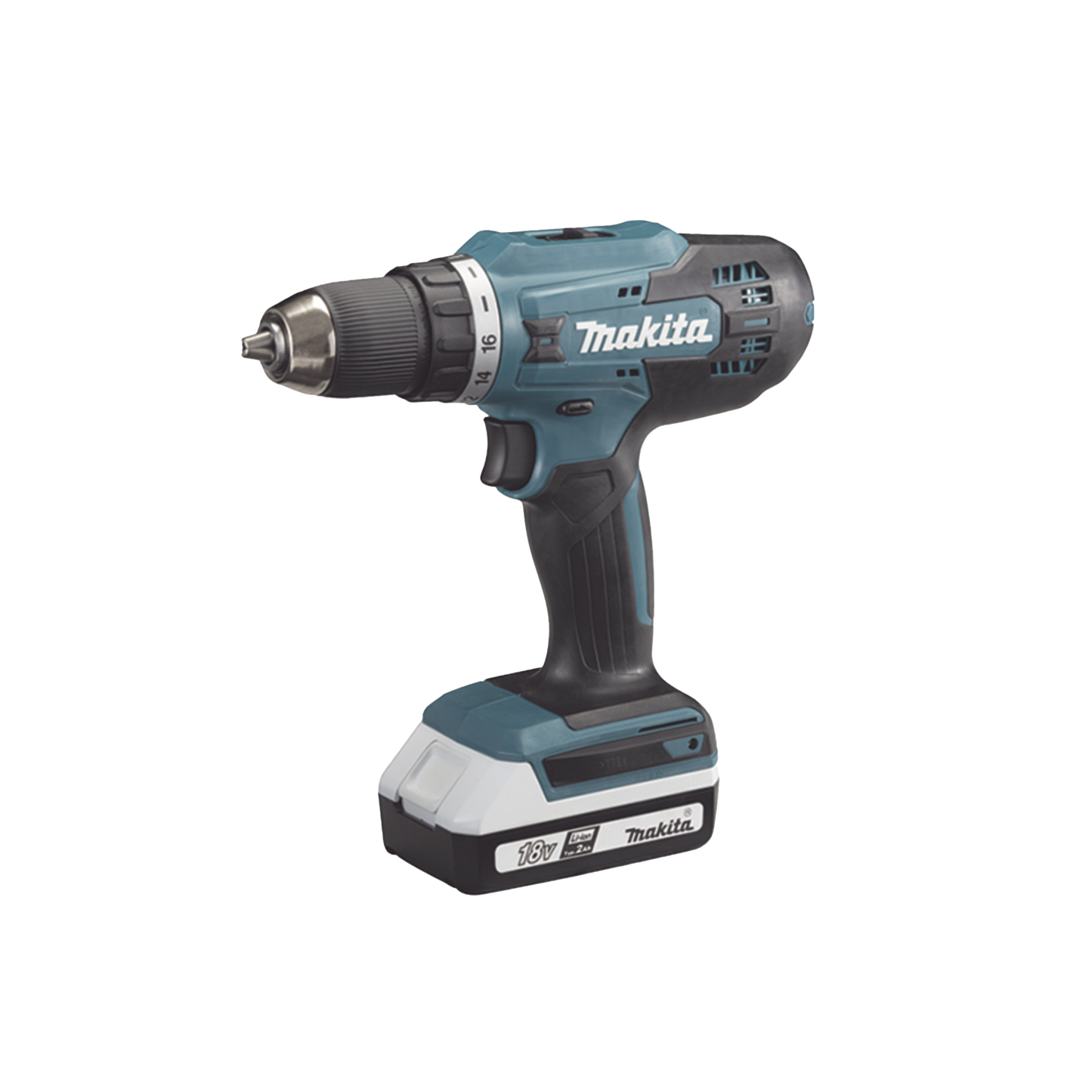 Taladro Inalámbrico SIN CARBONES, Broquero de 1/2, 1,700 RPM, 18V?, Torque: 40 N.m C/2 Bat. (1.5Ah) y Cargador.