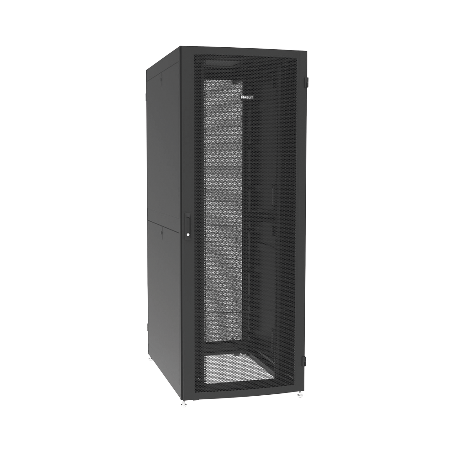 Gabinete Net-Verse para Centros de Datos, 42UR, 800mm de Ancho, 1000mm de Profundidad, Fabricado en Acero, Color Negro