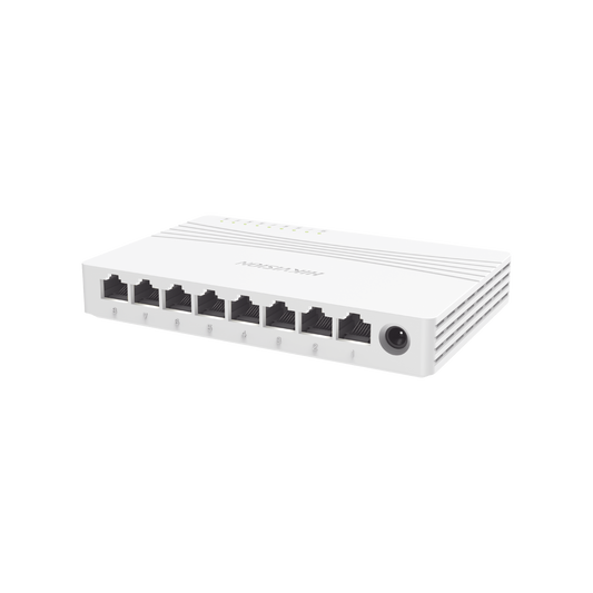 Switch Gigabit No Administrable de Escritorio de 8 Puertos 10 / 100 / 1000 Mbps / Diseño Compacto y Estetico