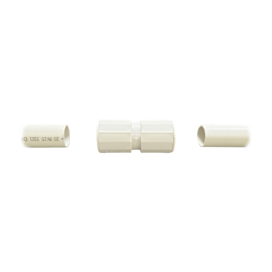 Manguito / Cople Morbidx IP67 libre de halógenos para unir tubería rígida de 32 mm (1 1/4) permite una instalación hermética no necesita pegamento