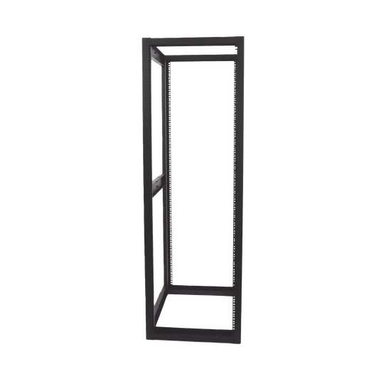 Rack Estándar 19" de 4 Postes, Acero, 37 Unidades, Profundidad Ajustable.