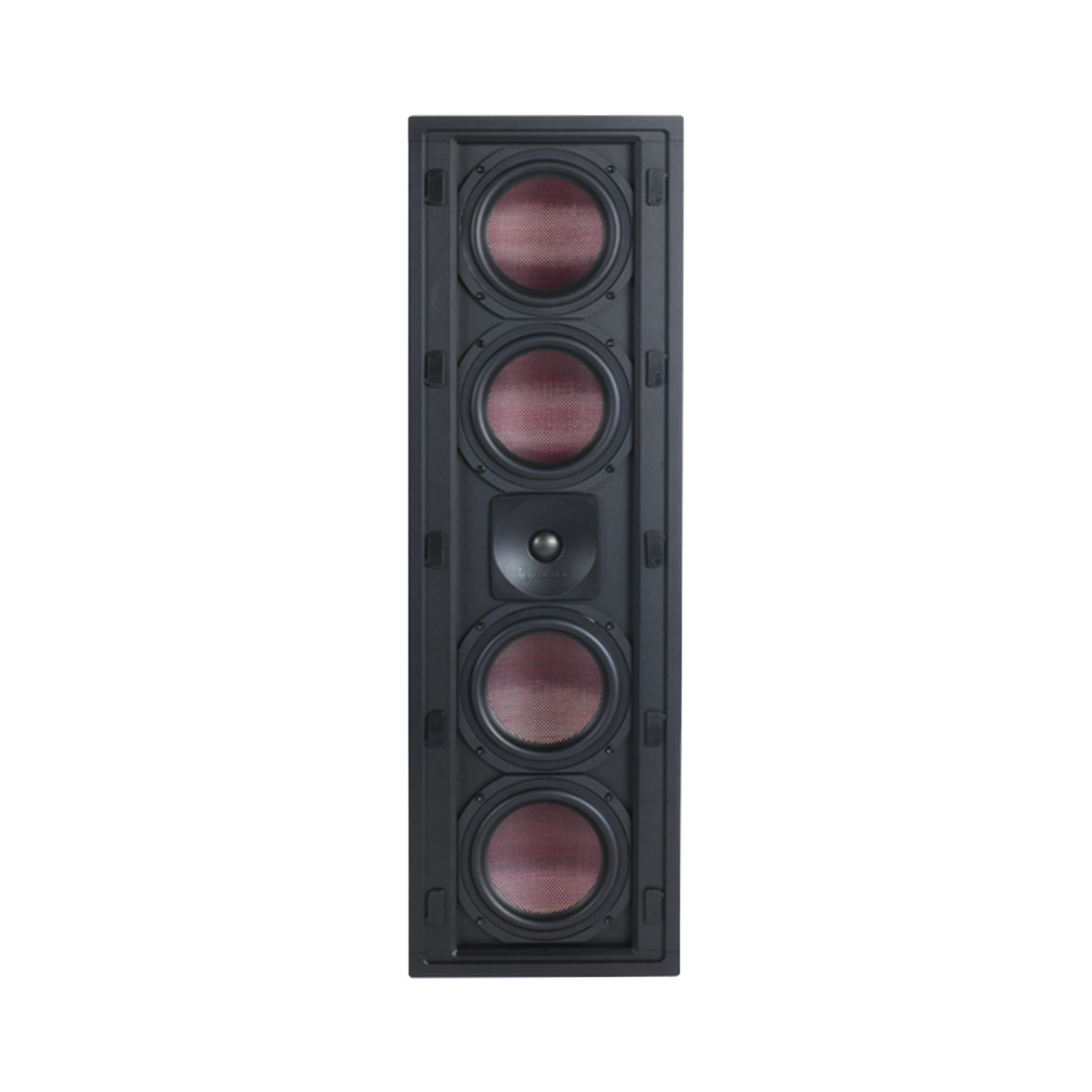 BOCINA DE PARED | 4 WOOFERS DE FIBRA DE CARBONO 6.5'' | TWEETER DE TITANIO 1'' | 250W