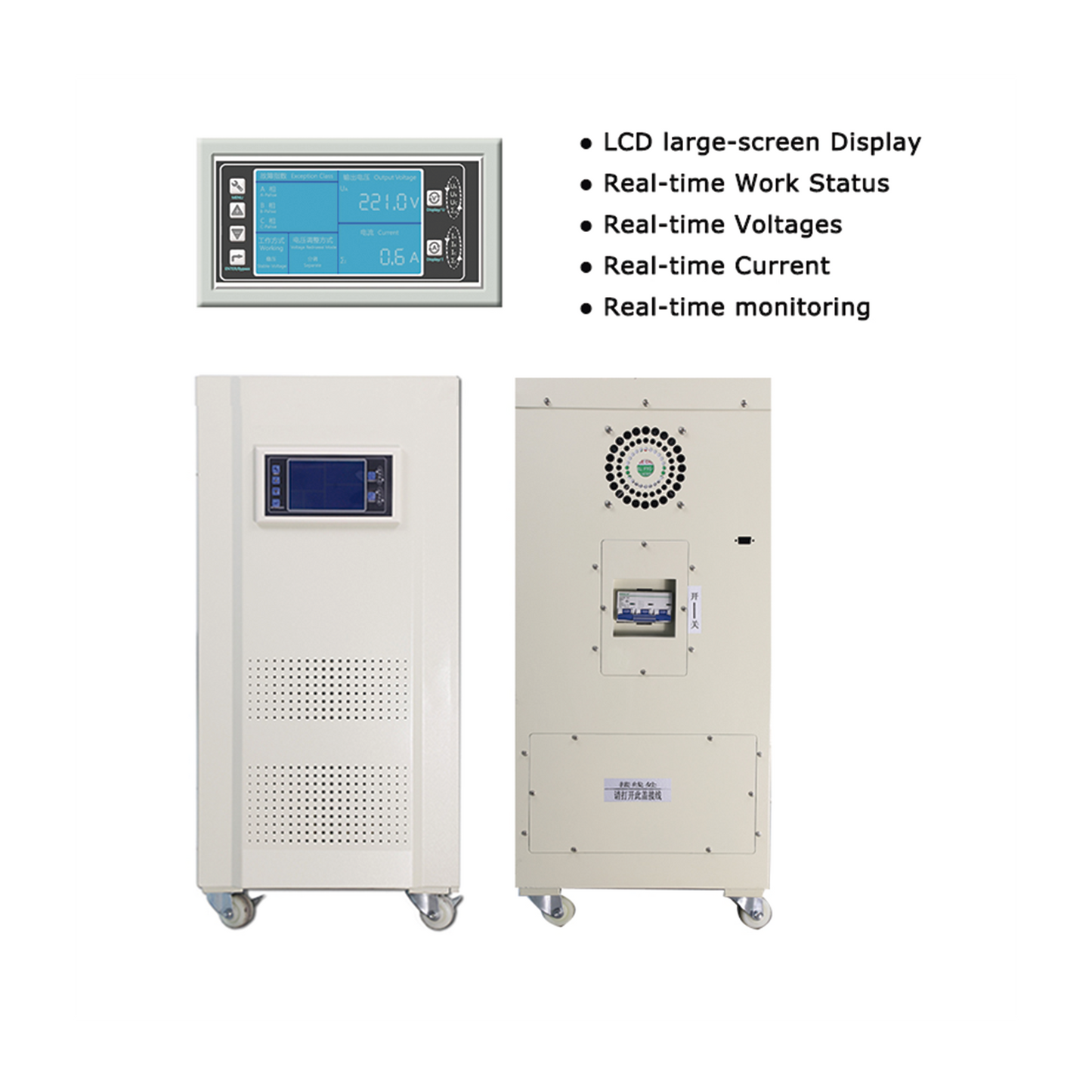 Regulador de Voltaje Industrial 15 kVA-12 kW / Trifásico 220 V