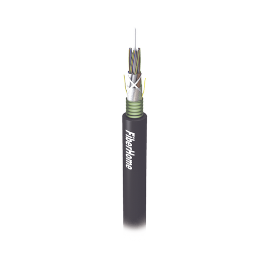 Cable de Fibra Óptica para Exterior G.652D, Armada, Monomodo de 6 Hilos, Loose Tube, Forro Negro, Precio por metro