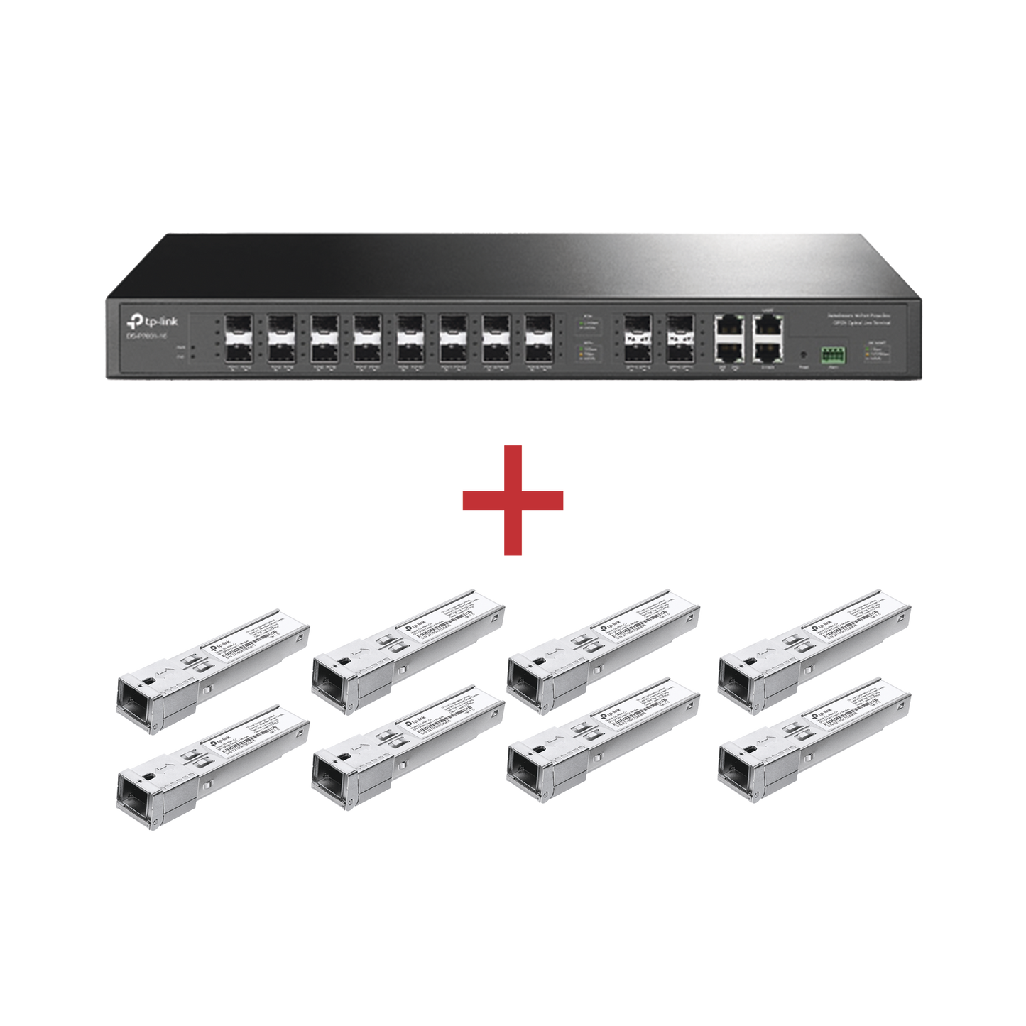 Kit para ISP´s /  Paquete de 1 OLT 16 puertos PON + 8 Módulos PON DSP-MAC+ de regalo