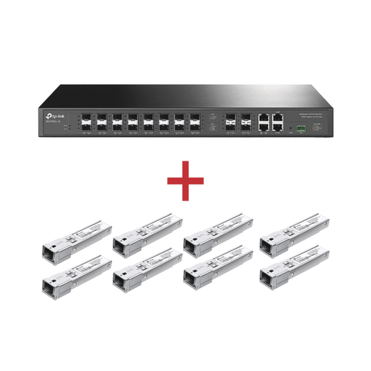 Kit para ISP´s /  Paquete de 1 OLT 16 puertos PON + 8 Módulos PON DSP-MAC+ de regalo