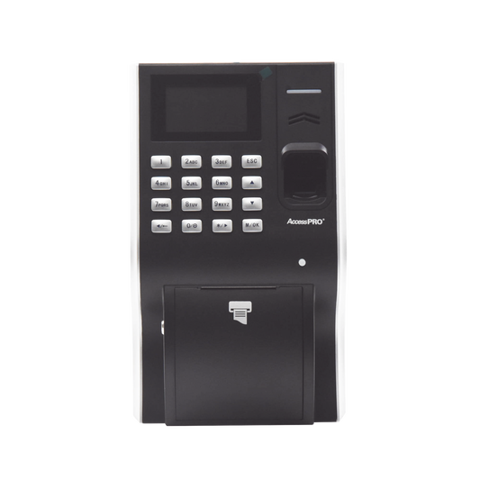 Reloj checador con impresora integrada ideal para comedores / TCP/IP / Reportes de asistencia con software / Imprime ticket por cada empleado / Soporta 3,000 huellas