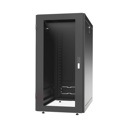 Gabinete Profesional para Telecomunicaciones de 24UR, 600 mm de Ancho x 1000 mm de Profundidad.