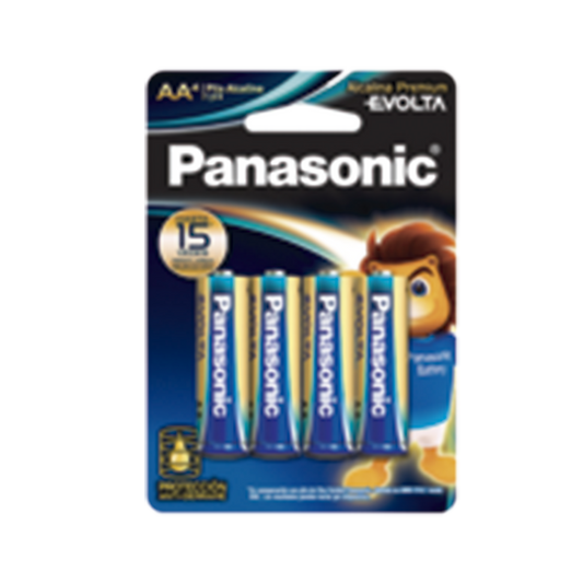 Batería Alcalina AA 1.5V PANASONIC / No recargable