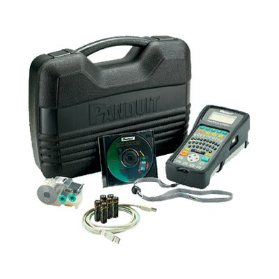 Kit de Impresora Etiquetadora, Para Identificación de Cables, Componentes y Equipos de Seguridad, Con Teclado Qwerty, de Transferencia Térmica, con Adaptador AC