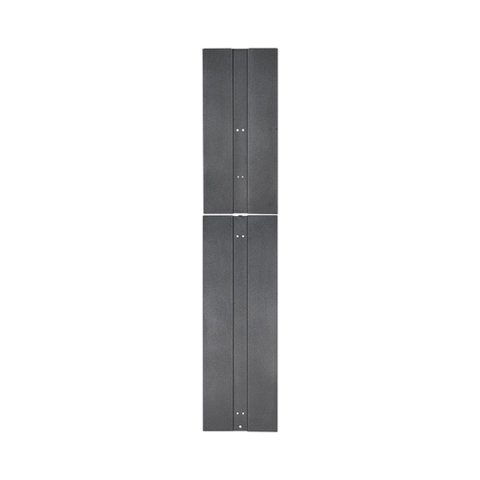 Tapa Final de Fila, Para Organizador Vertical PatchRunner™ 2, de 45 UR, Color Negro