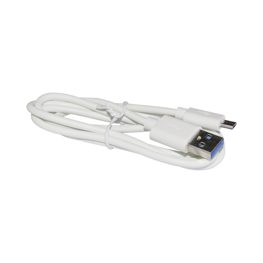 Cable programador y cargador USB a Micro USB color blanco