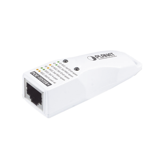 Probador Power Over Ethernet Compacto para Estandares IEEE 802.3af/at/bt