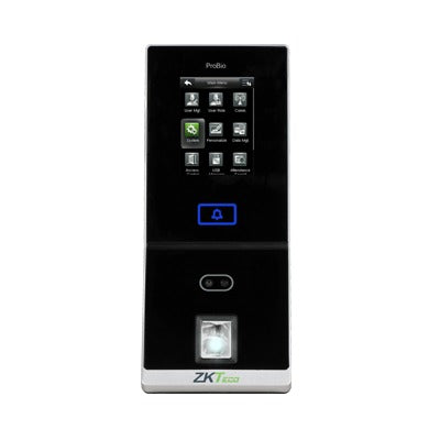 Control de acceso biométrico / Reconocimiento facial / 4000 huellas / 2000 rostros / 3 años de garantía / Alta Seguridad / Green Label