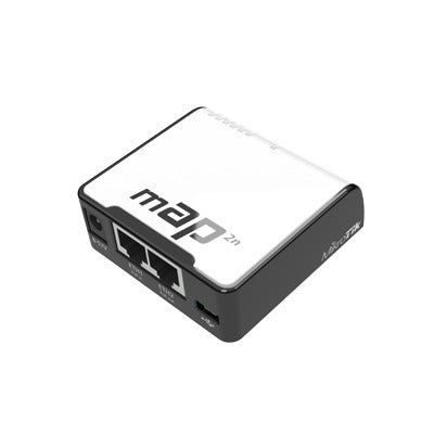 (mAP 2n) 2 Puertos Fast Ethernet, 1 Puerto MicroUSB, WiFi 2.4 GHz 802.11 b/g/n