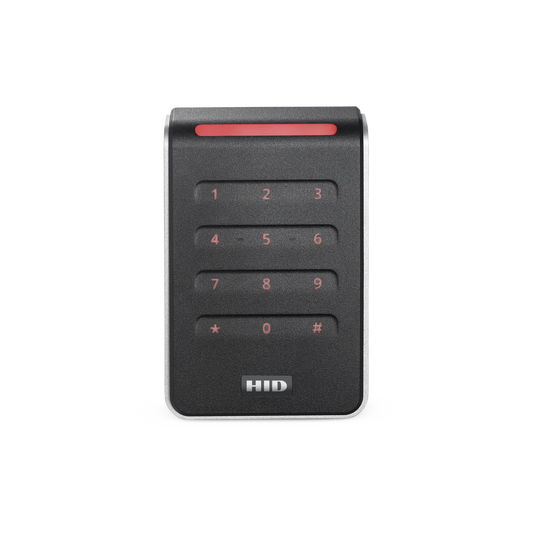 Lector con Teclado Capacitivo SIGNO R40 Multitecnologia/ 40KNKS-01-00001H/ Garantia de Por Vida/ Pigtail/Wiegand & OSDP/Mullion