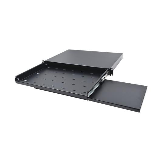 Charola Abatible para Teclado y Ratón con Rack de 19", 1UR.