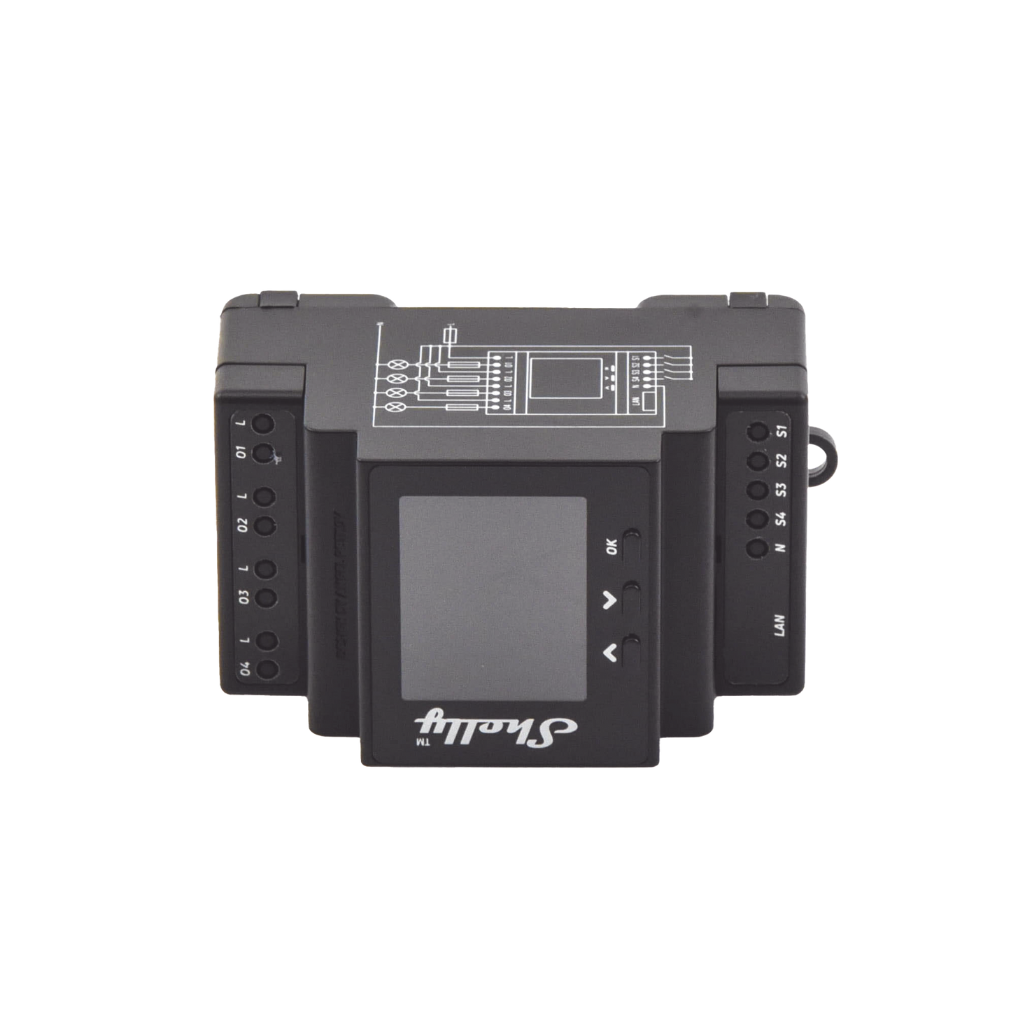 Relevador inalámbrico WIFI y Ethernet / 4 canales inteligentes / 16A por canal, 110-230 V /montaje riel DIN