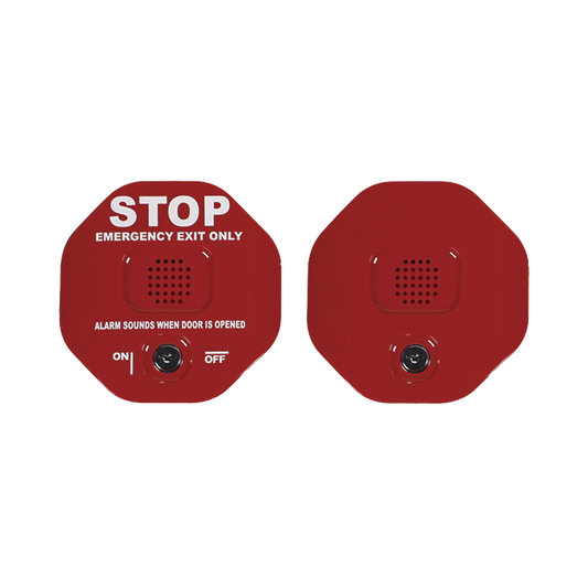 Alarma de puerta multifunción Exit Stopper® para una puerta con bocina remota