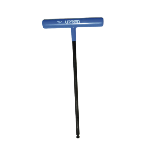 Llave hexagonal larga tipo T/ Punta de Bola Ergonómica / Métrica 8 mm.