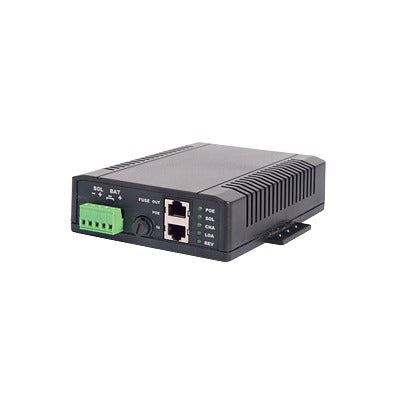 Controlador Solar POE, Entrada 12 Vcc Hasta un Panel Solar de 125 Watts, Salida PoE Pasivo en 12 Vcc Hasta 10 Watts Máximo.