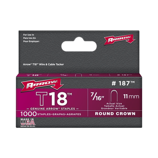 Grapas para Cables tipo "U" 7/16 (11 mm) para T18.