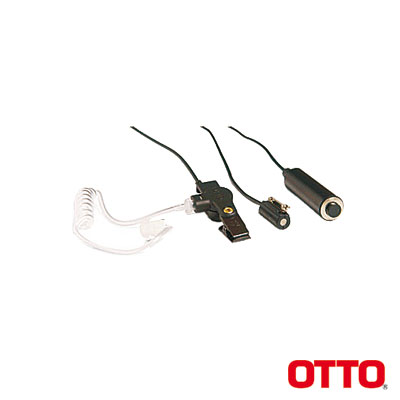 Kit de Micrófono-Audífono  profesional beige de 3 cables para radios Motorola EP350, EP450, EP450S, DEP450, MAG ONE A8, Hytera TC500/600